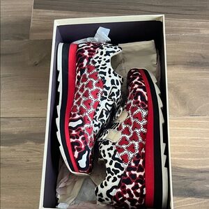 Stella McCartney Red and Black Women's Sneakers